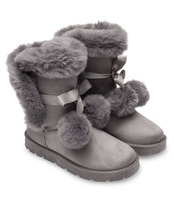 Śniegowce damskie Abloom BM-575 Szare