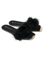 Klapki damskie Laura Mode F-17 Czarne