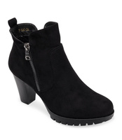 Botki damskie Laura Mode Y-030 Czarne