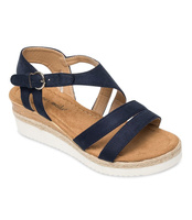 Sandałki damskie Super Mode 8674 Granatowe