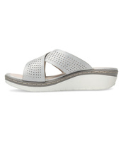 Klapki damskie Skotnicki KL-3-6022 Srebrne