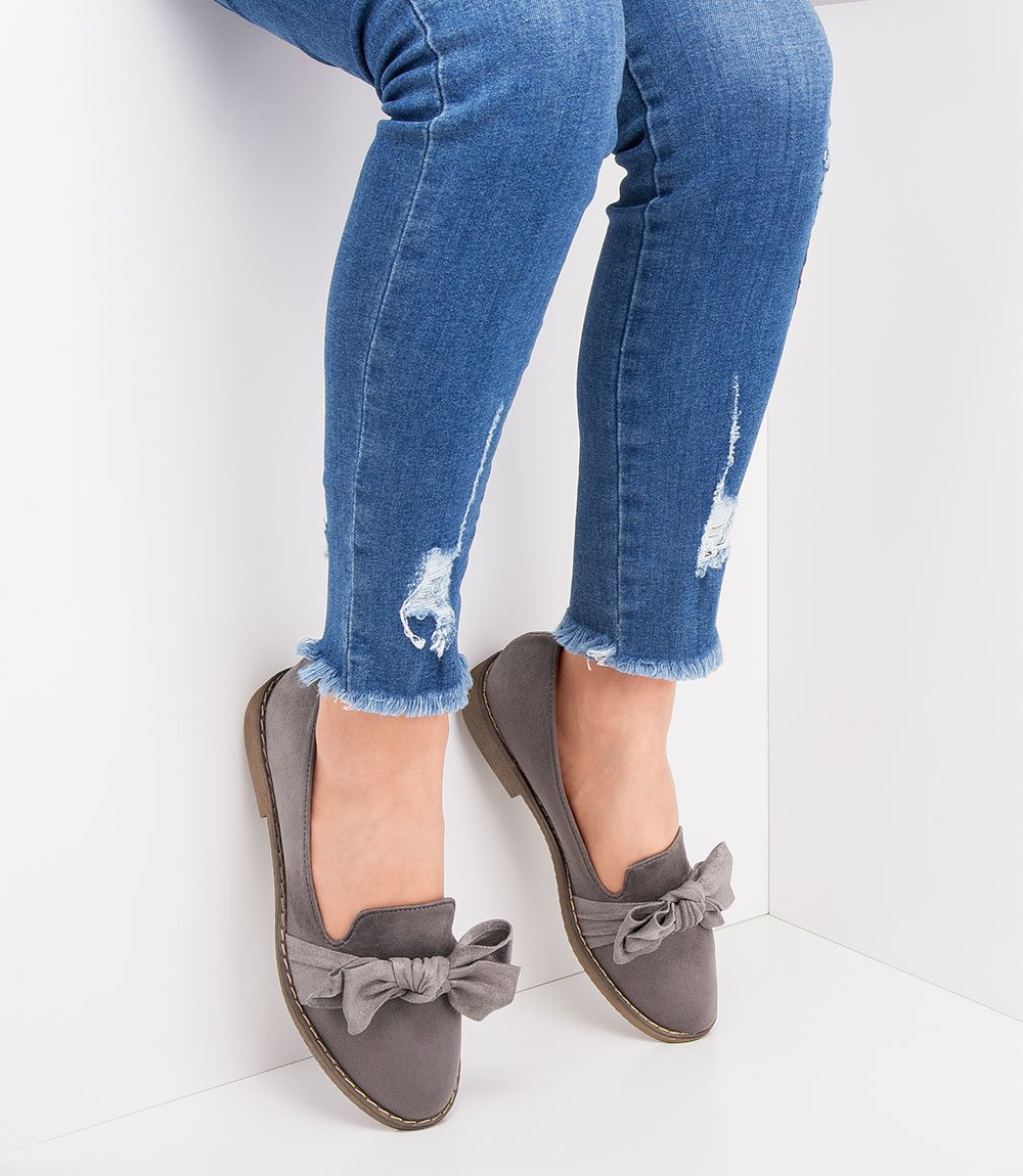 Mokasyny damskie Sixth Sens RC-52 Szare