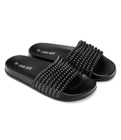 Klapki damskie Laura Mode LS-110 Czarne