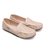 Mokasyny damskie Skotnicki P-3-0595 Beżowe