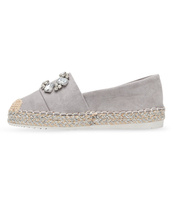 Espadryle damskie Bestelle Y931-9 Szare