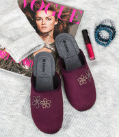 Kapcie damskie Inblu BJ-108 Śliwkowe