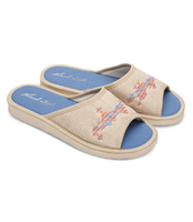 Kapcie damskie Natural Style NS-099 Błękitne