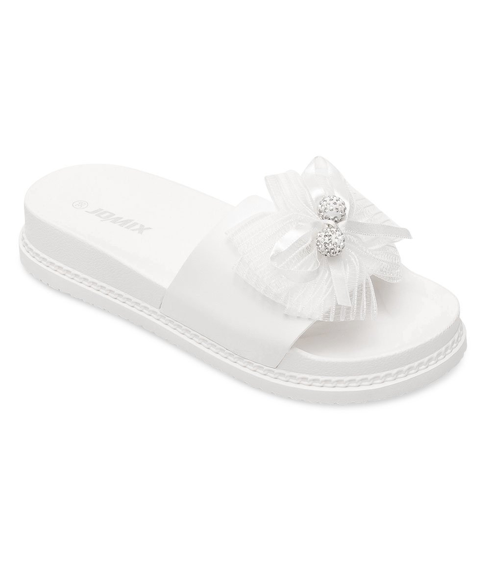 Klapki damskie Jomix D7639 Białe