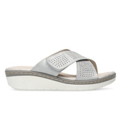 Klapki damskie Skotnicki KL-3-6022 Srebrne