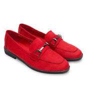 Mokasyny damskie Sixth Sens YT-25 Czerwone