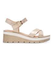 Sandałki damskie Shoesita 6295 Złote