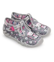 Tenisówki dziecięce Befado 110P326 Szare