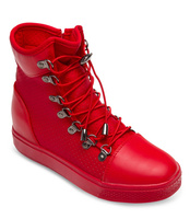 Buty sportowe damskie Ideal Shoes X9701 Czerwone