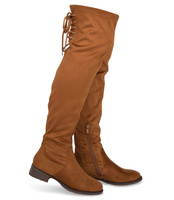 Kozaki damskie Sixth Sens F161 Brązowe