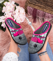 Kapcie damskie Inblu EC-61 Szare