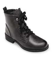 Botki damskie Bestelle HQ958 Grafitowe