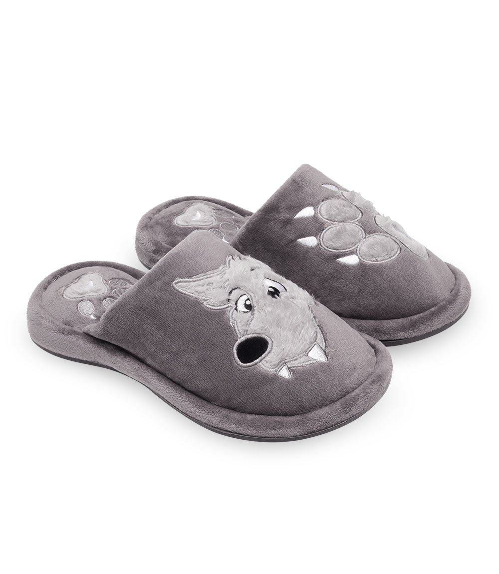 Kapcie damskie Natural Style NS-237 Szare