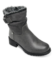 Botki damskie Foreverfolie F2805 Szare