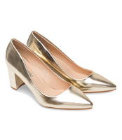 Czółenka damskie Abloom A120-2 Złote