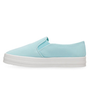 Tenisówki damskie Ideal Shoes X-2501 Niebieskie