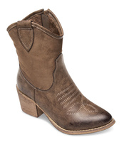 Kowbojki damskie Super Mode 5689 PU Khaki