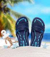 Klapki dziecięce basenowe Lano KL-2-3060-M1 Granatowe