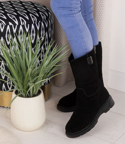 Kozaki damskie Jankowski JK/B-3-219 Czarne