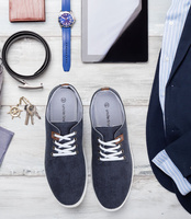 Tenisówki męskie Underline T-4-0917 Granatowe