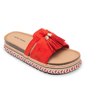 Klapki damskie Laura Mode WL031 Czerwone