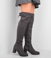 Kozaki damskie L.Lux.Shoes JKD-61 Szare