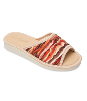 Kapcie damskie Natural Style NS-056 Brązowe