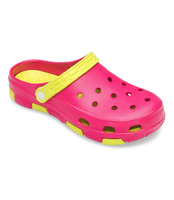 Klapki dziecięce Realpaks F-402 Różowo-Zielone