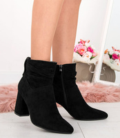 Botki damskie Bestelle 18052X-1 Czarne