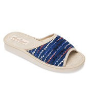Kapcie damskie Natural Style NS-098 Niebieskie