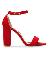 Sandałki damskie Sixth Sens S112 Czerwone