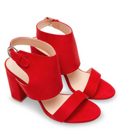 Sandałki damskie Laura Mode RG-01 Czerwone