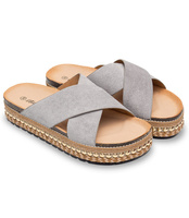 Klapki damskie Bello Star S01 Szare