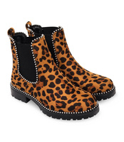 Botki damskie N/M 18981 Panterka