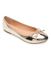 Balerinki damskie Abloom 9988-139 Złote