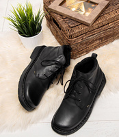 Trzewiki męskie Escott 558 Czarne