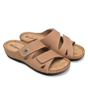 Klapki damskie Inblu OE-02 Piaskowe