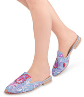 Klapki damskie Catisa WH863 Niebieskie