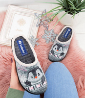 Kapcie damskie Inblu EC-81 Szare