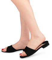 Klapki damskie Bestelle W-89 Czarne