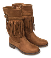 Kozaki damskie Super Mode 7443 Brązowe