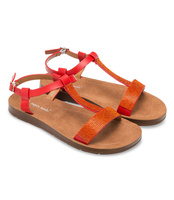 Sandałki damskie Super Mode 3619 Czerwone