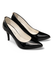 Czółenka damskie Lewski 2333 Czarne