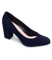 Czółenka damskie Laura Messi 1765 Granatowe