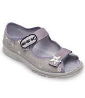 Sandałki dziecięce Befado 969X122 Szare