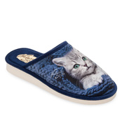 Kapcie damskie Natural Style NS-128 Granatowe